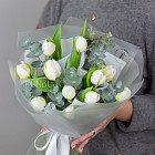 Букет тюльпанов «Подснежник»