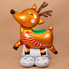 Ходящий шар «Олень в шарфике» (с воздухом)