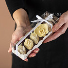 Набор клубники в шоколаде «la Fleur» (white) XS