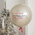 Стеклянный шар с надписью «Silk» 18″/40 см