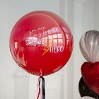 Большой стеклянный шар «Любимый супергерой» 24″