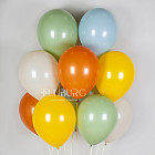 Гелиевые шары без рисунка «Ассорти (цитрус)»