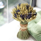 Букет из сухоцветов «Пшеница и лаванда»