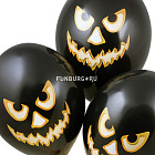 Воздушные шары «Зловещие тыквы» черные