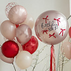 Большой стеклянный шар «Сладкая вишня» 24″