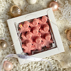 Пряничные человечки из бельгийского шоколада S (клубничный шоколад)