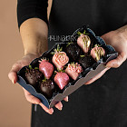 Набор клубники в шоколаде «Ночь нежна» S