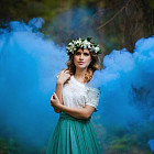 Цветной дым «Голубой» 4 шт