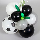 Фигура из шаров с цифрами «Звезда футбола»