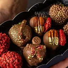 Набор клубники в шоколаде «Новогодний» S
