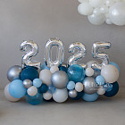 Фигура из шаров с маленькими цифрами (морская)