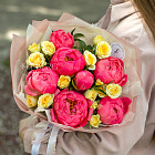 Дуобукет «Малиновый лимонад»