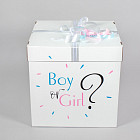 Большая коробка с мини-шариками «Boy or Girl?» (девочка)