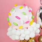 Фигура из шаров с цифрой и надписью «Ice Cream»