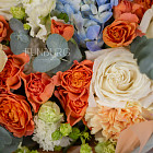 Авторский букет «Sky Blue» M