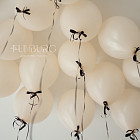 Воздушные шары под потолок «С бантиками»