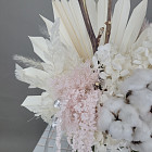 Готовая интерьерная композиция из сухоцветов №7