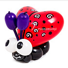Фигура из шаров «Маленькая божья коровка»