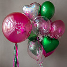 Набор: стеклянный шар и связка «Самоцвет»