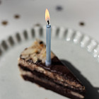 Свечи для торта «Голубой перламутр», 10 шт.