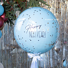 Большой стеклянный шар с конфетти «Лапландия» 24″