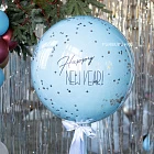 Большой стеклянный шар с конфетти «Лапландия» 24″