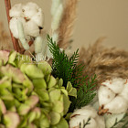 Композиция из сухоцветов «Фисташка»