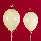 Гелиевые шары без рисунка «Mini» 10″ (ассорти пастель)