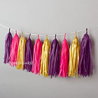 Гирлянда с кисточками «Розовое шампанское»