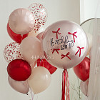 Набор: стеклянный шар и связка «Сладкая вишня»