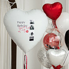 Набор: сердце с фотографиями и связка «My Love»