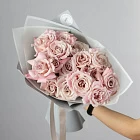 Букет розовых роз «Млечный путь»
