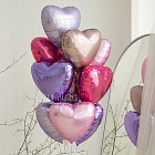 Связка сердец «Ежевика»