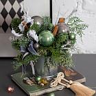 Композиция из нобилиса «В зимнем лесу»