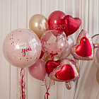 Набор: большой шар, очки и связка «Crazy in Love»