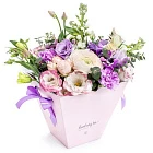 Цветы в коробке с ручками «Фея»