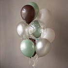 Связка воздушных шаров «Шалфей»