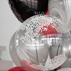 Шар Bubble с конфетти