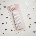 Свечи для торта «Белый перламутр», 10 шт.