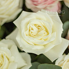 Монобукет из сортовых роз «Розовый сад»