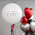 Большой шар с надписью «Love Song» 24″