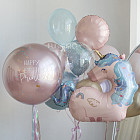 Набор: стеклянный шар, единорог и связка «Unicorn»