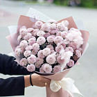 Монобукет из сиреневых хризантем Сантини