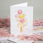 Открытка «Воздушные шарики»