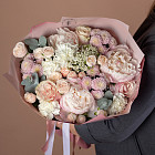 Авторский букет «Blush Pink» M