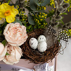 Пасхальная композиция в коробочке с гнёздышком