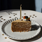 Свечи для торта «Золото», 10 шт.