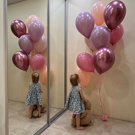 Гелиевые шары без рисунка «Ассорти (сливочная карамель)»