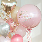 Большой стеклянный шар «Bubblegum» 24″