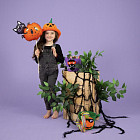 Шар на палочке «Котёнок с тыквой»